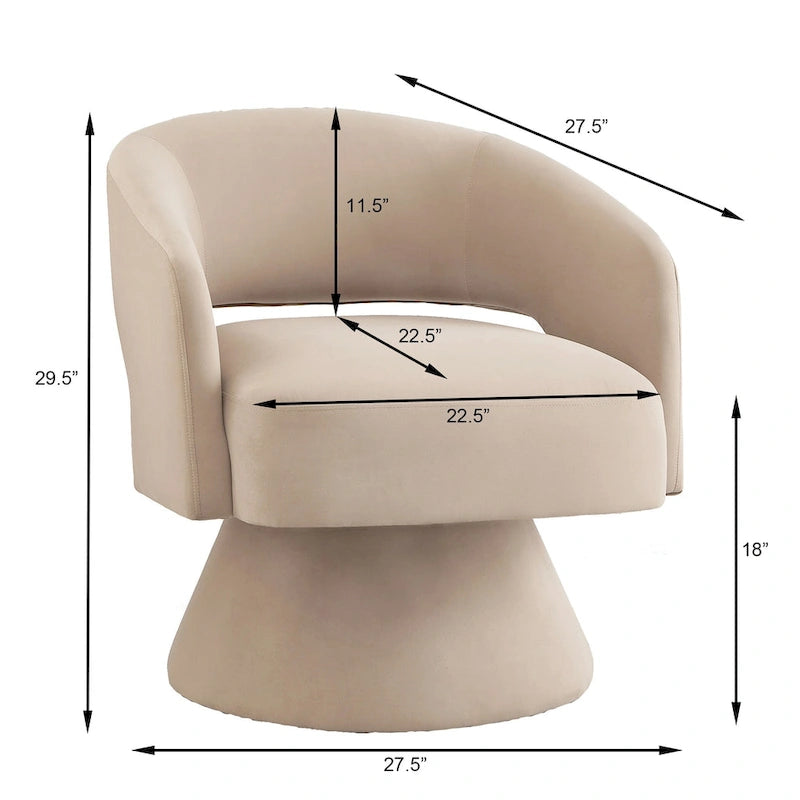 Fauteuil baquet pivotant moderne