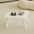 Table basse blanche moderne en forme de nuage
