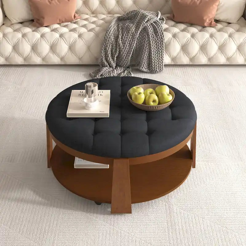 Grande table basse ronde