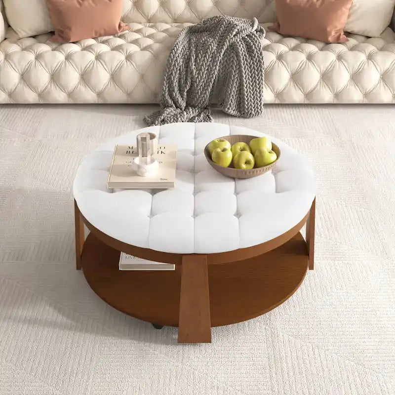Grande table basse ronde