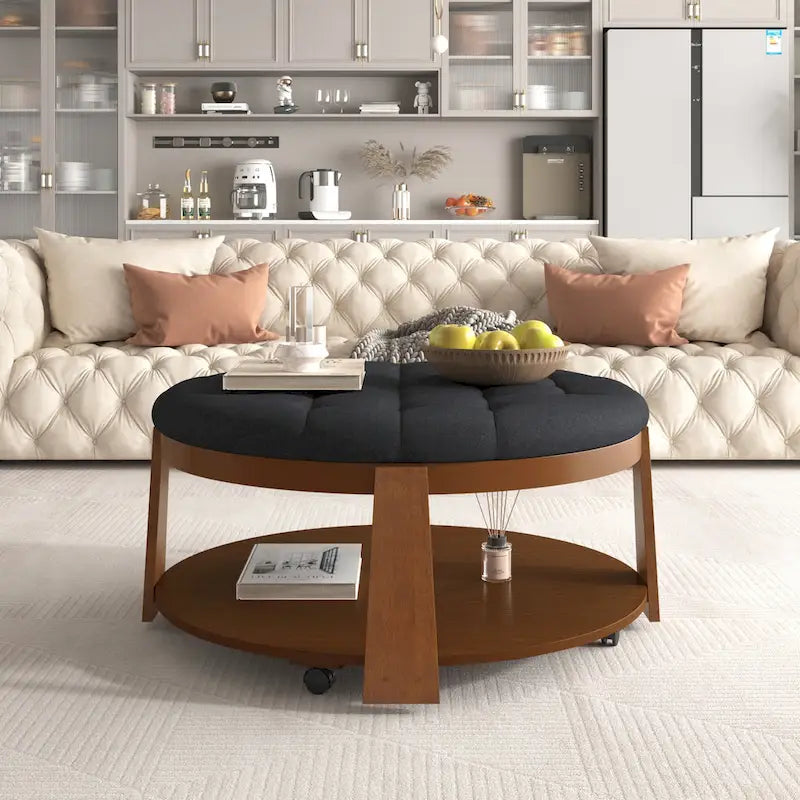 Grande table basse ronde