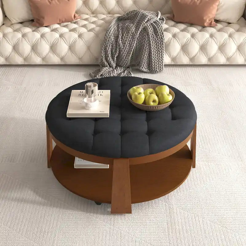 Grande table basse ronde