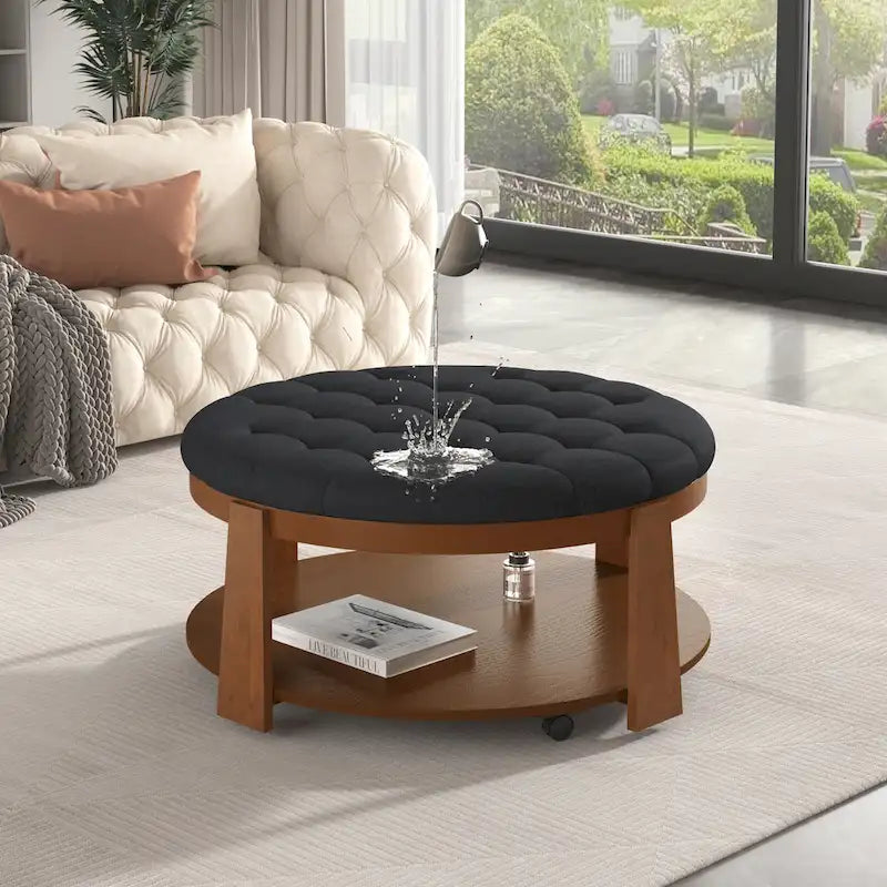 Grande table basse ronde