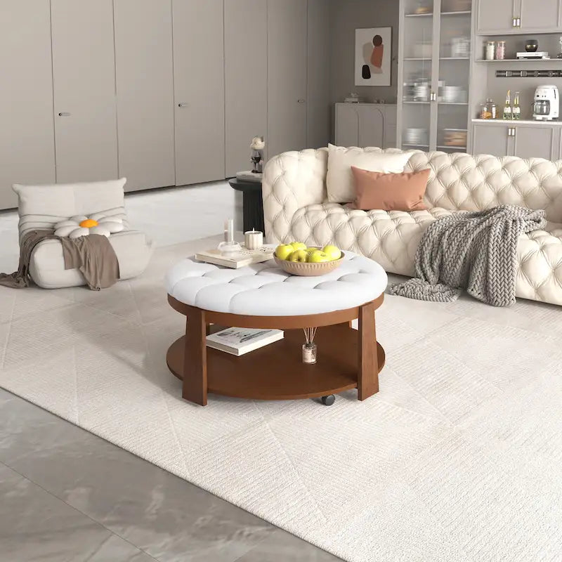 Grande table basse ronde