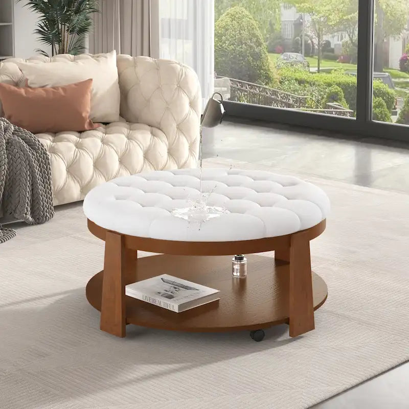 Grande table basse ronde