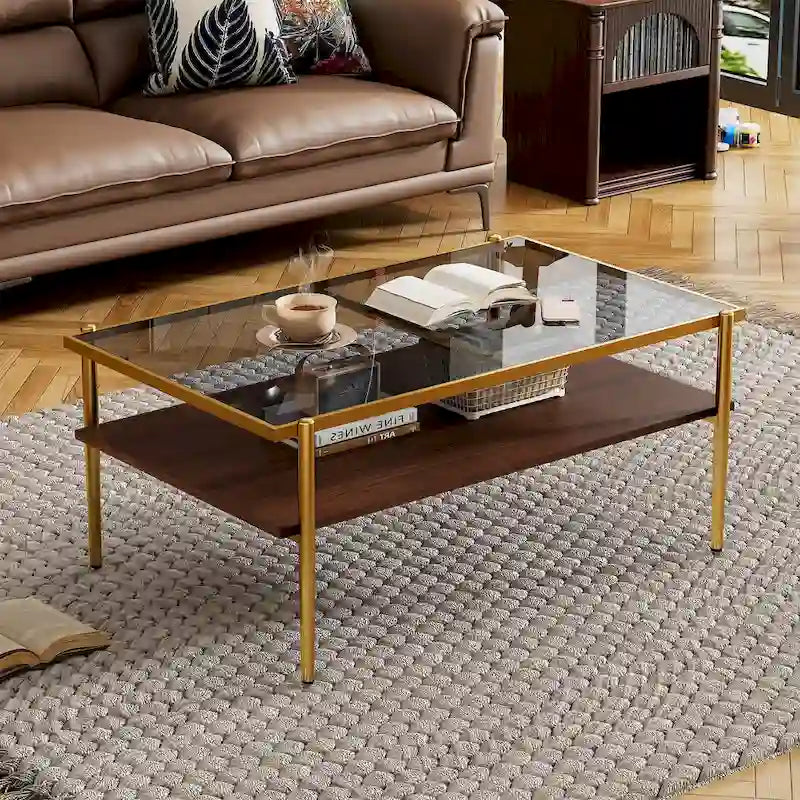 Ensemble de trois tables basses et d'appoint
