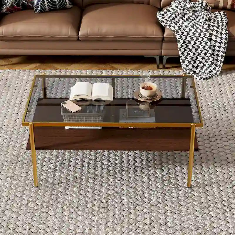 Ensemble de trois tables basses et d'appoint