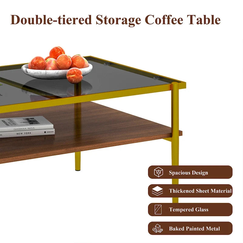 Ensemble de trois tables basses et d'appoint