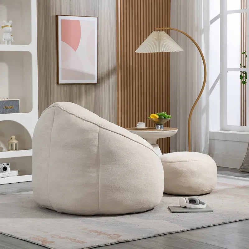 Chaise longue beige