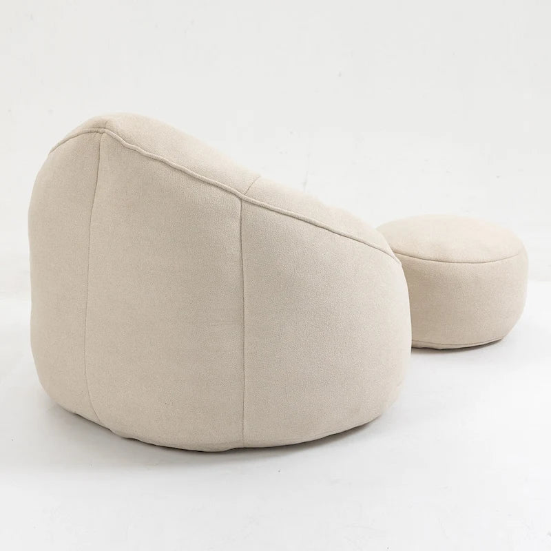 Chaise longue beige