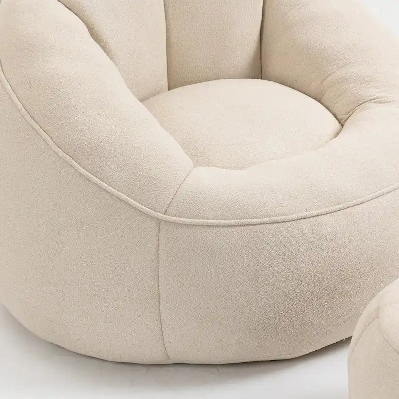 Chaise longue beige