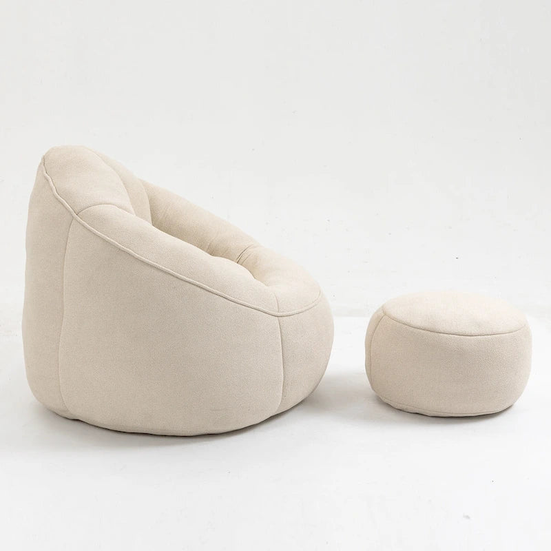 Chaise longue beige