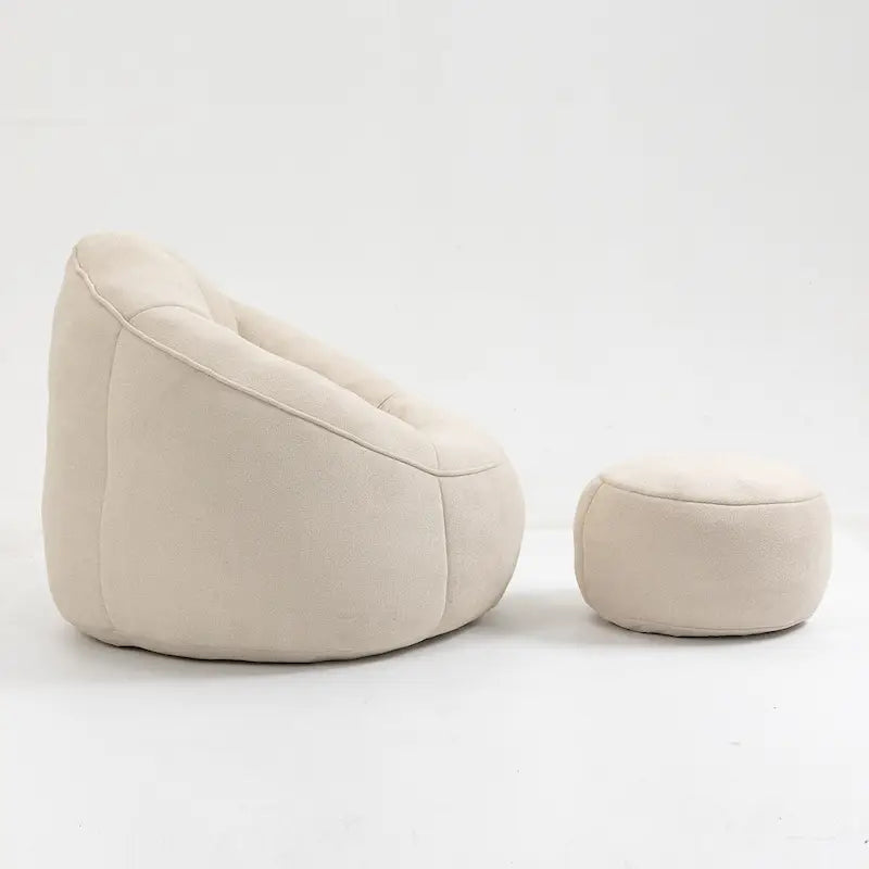 Chaise longue beige