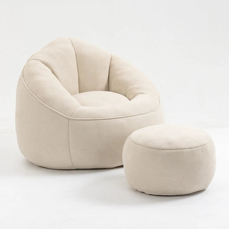 Chaise longue beige