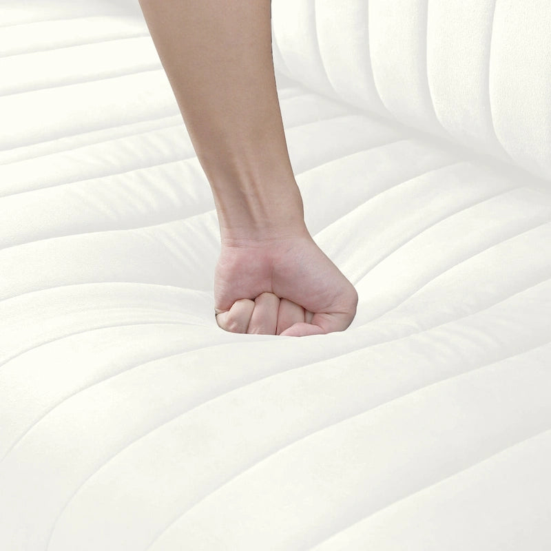 Fauteuil d'appoint en velours pour salon