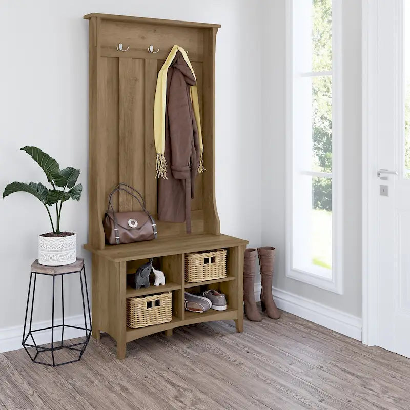 Meuble à chaussures avec banc de rangement