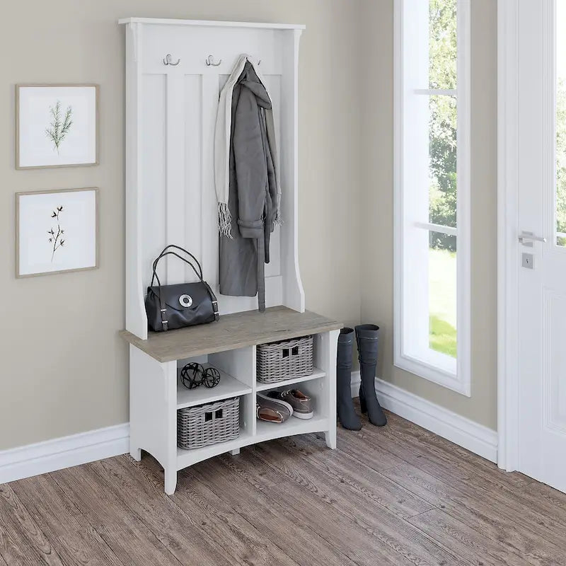 Meuble à chaussures avec banc de rangement