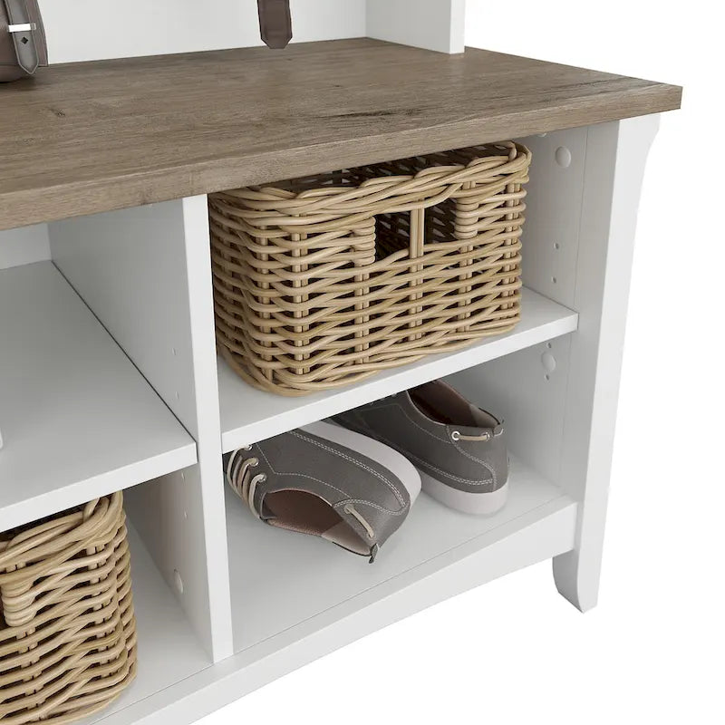 Meuble à chaussures avec banc de rangement