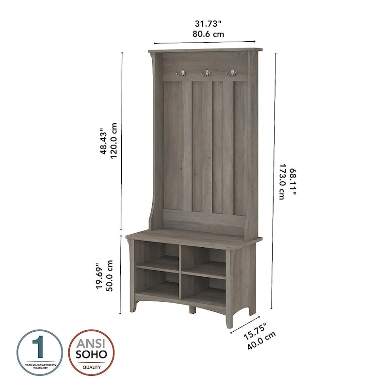 Meuble à chaussures avec banc de rangement