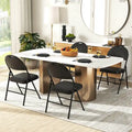 Chaise de réception pliante rembourrée à cadre métallique