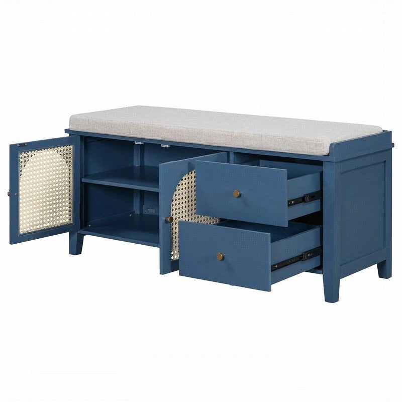 Banc d'entrée meuble à chaussures rétro