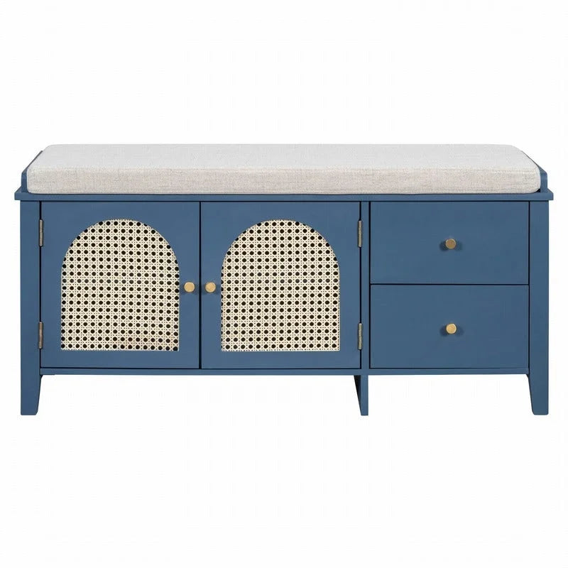 Banc d'entrée meuble à chaussures rétro