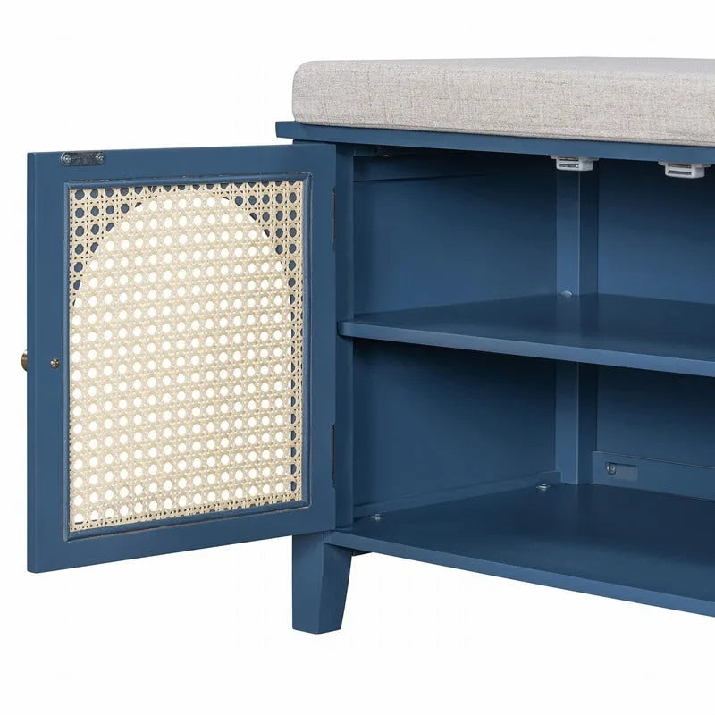 Banc d'entrée meuble à chaussures rétro