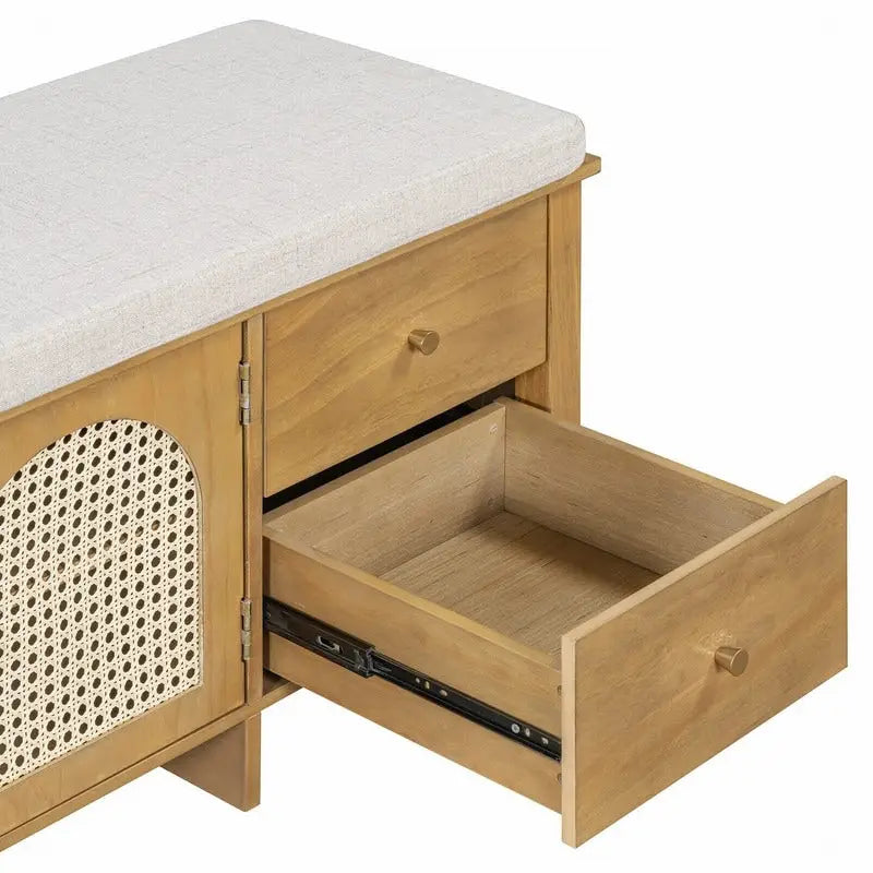 Banc d'entrée meuble à chaussures rétro