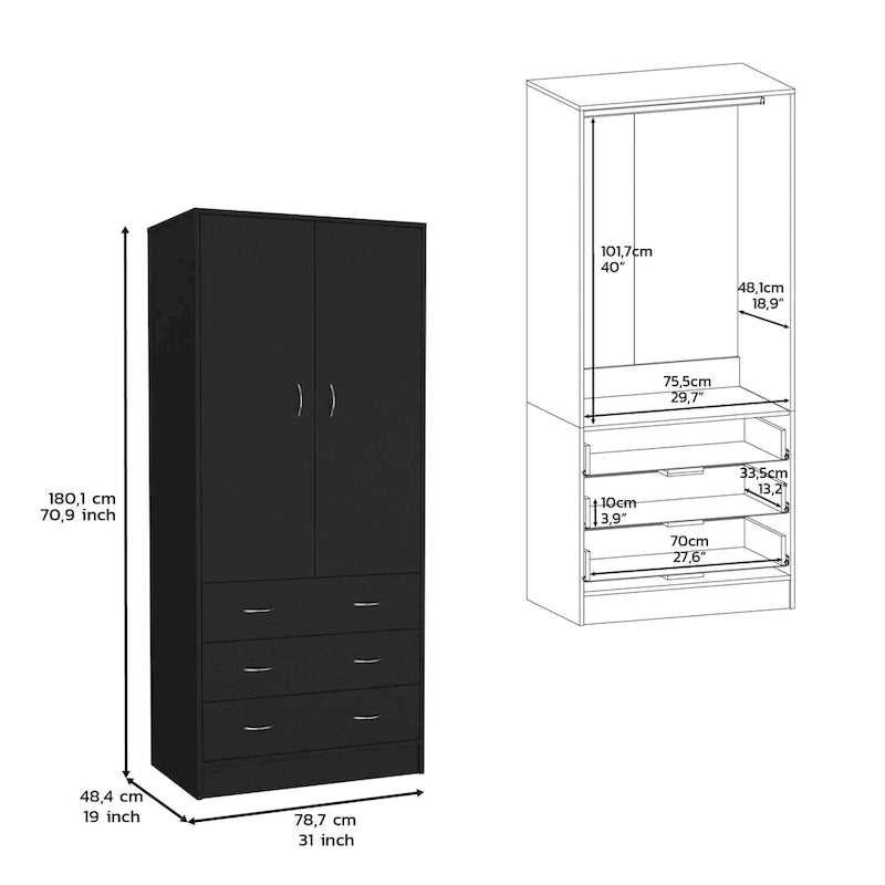 Armoire à deux portes