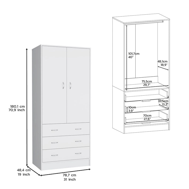 Armoire à deux portes