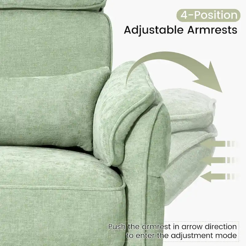 Fauteuil berçant/inclinable électrique pivotant