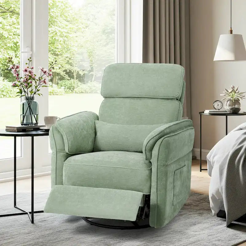 Fauteuil berçant/inclinable électrique pivotant