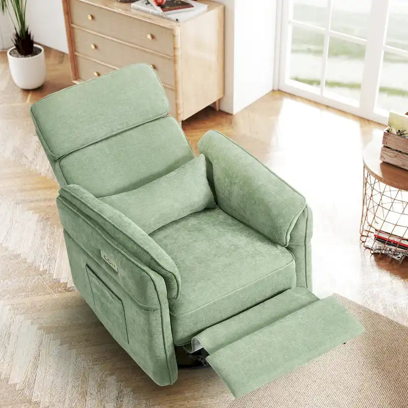 Fauteuil berçant/inclinable électrique pivotant