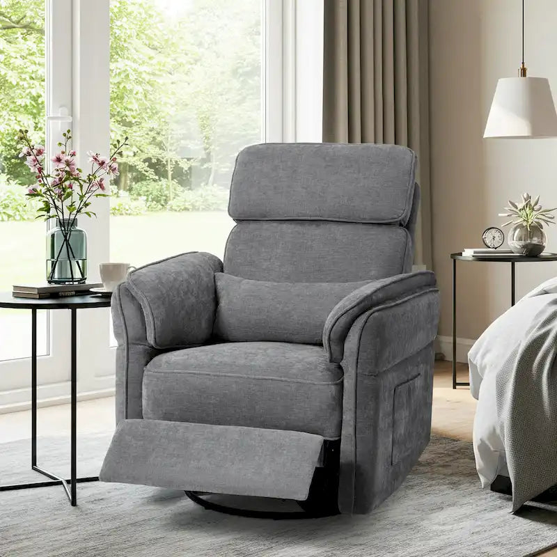 Fauteuil berçant/inclinable électrique pivotant