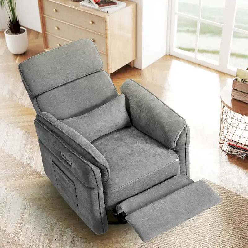 Fauteuil berçant/inclinable électrique pivotant