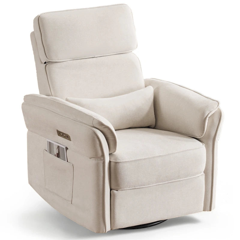 Fauteuil berçant/inclinable électrique pivotant