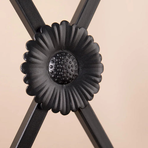 Banc portemanteau en métal noir Bugleweed