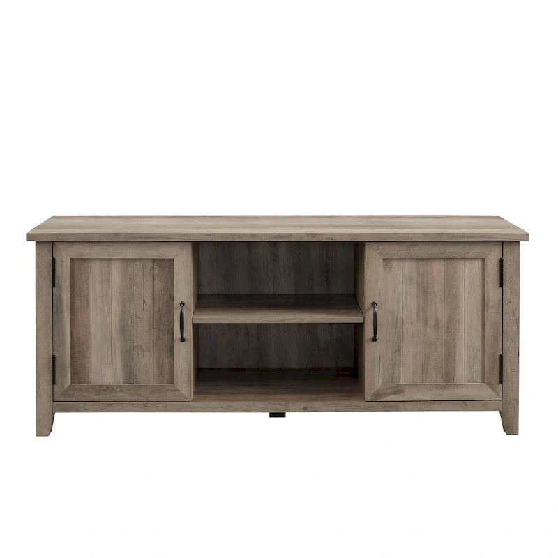 Meuble TV avec portes escamotables