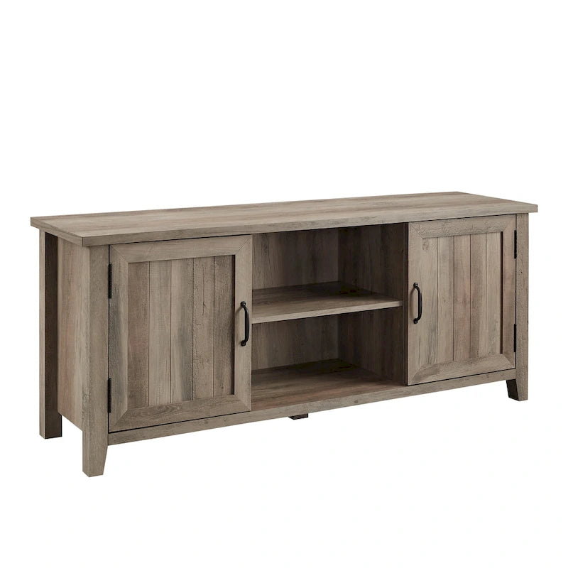 Meuble TV avec portes escamotables