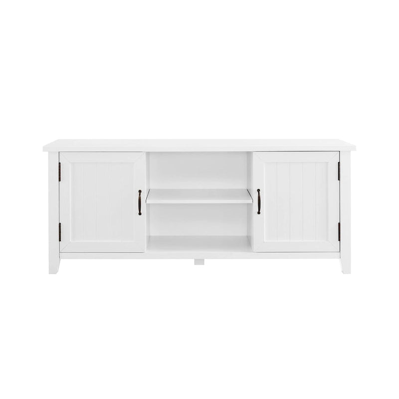 Meuble TV avec portes escamotables