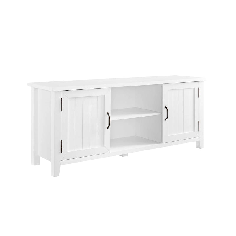 Meuble TV avec portes escamotables