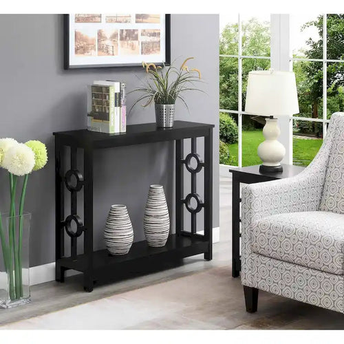 Console de table avec étagère Ring par Convenience Concepts