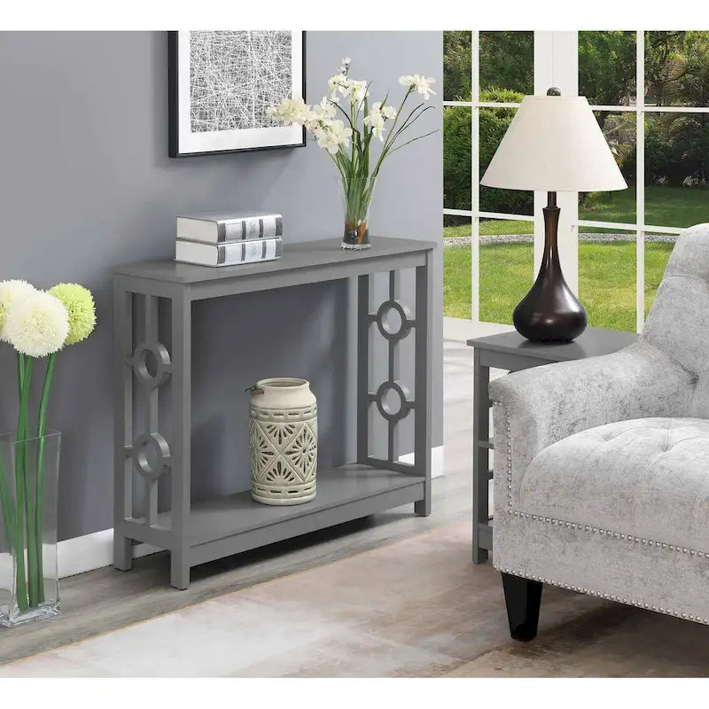 Console de table avec étagère Ring par Convenience Concepts
