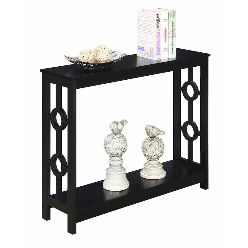 Console de table avec étagère Ring par Convenience Concepts