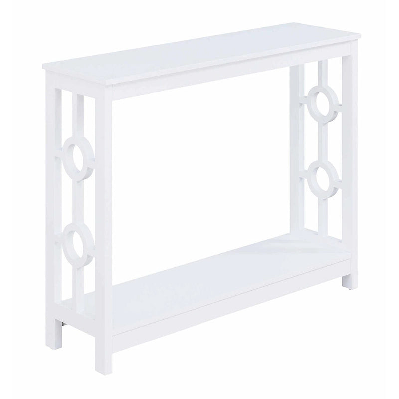 Console de table avec étagère Ring par Convenience Concepts