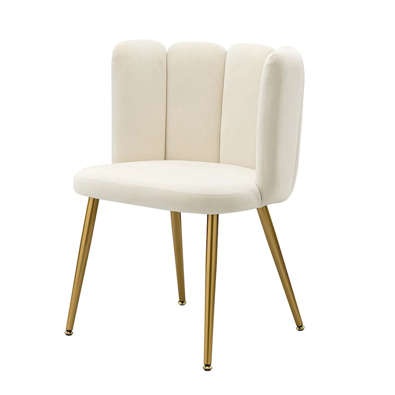 Chaise d'appoint avec dossier capitonné