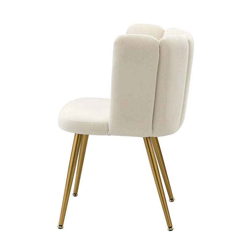 Chaise d'appoint avec dossier capitonné