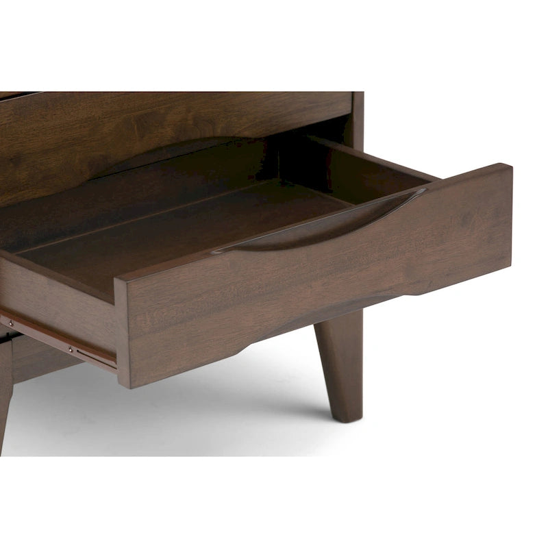 Table d'appoint carrée en bois massif