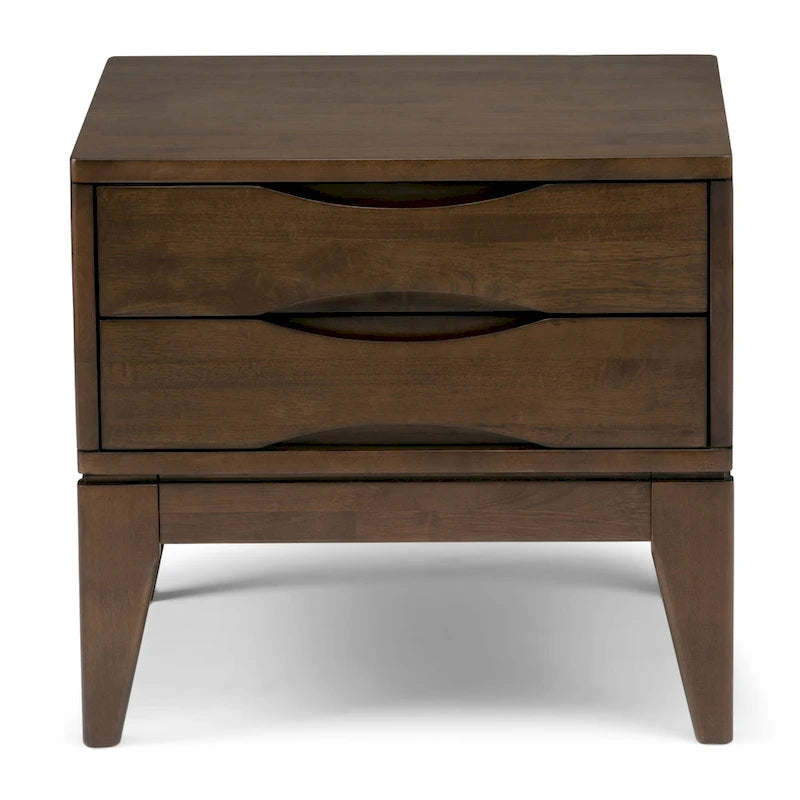 Table d'appoint carrée en bois massif