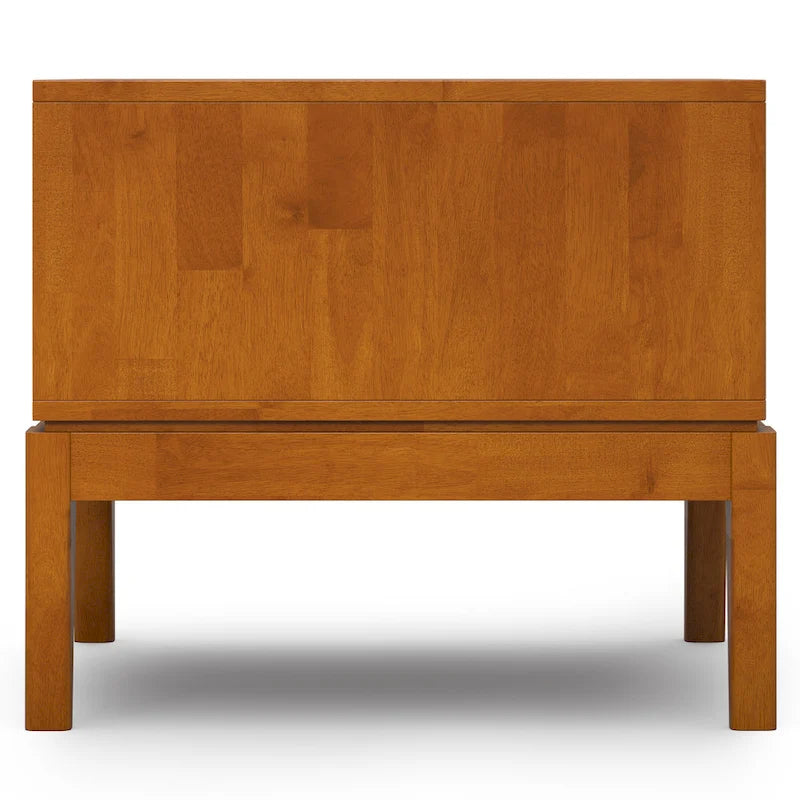 Table d'appoint carrée en bois massif
